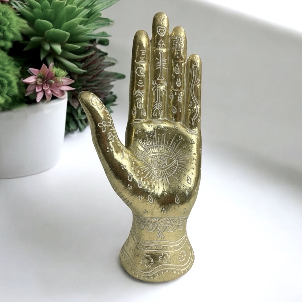 Gold Hamsa Hand Ornament